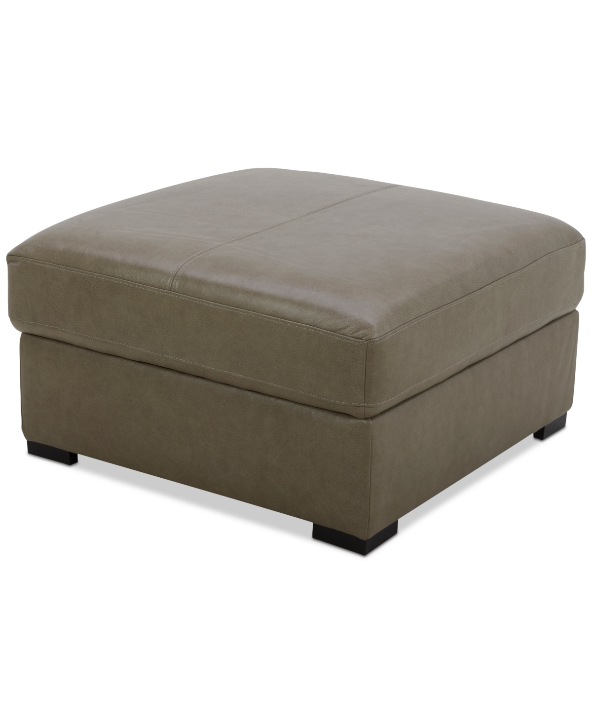 Macy's Radley 36" Leather Storage Ottoman, Created For  In Taupe