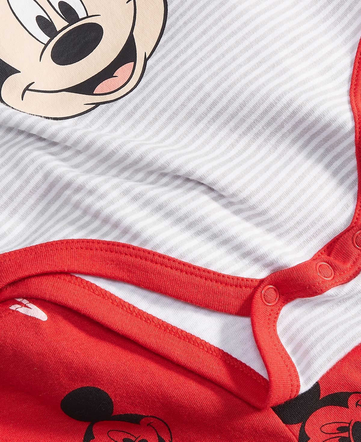 Shop Disney Baby Mickey Mouse Bodysuit & Shorts, 2 Piece Set In Red
