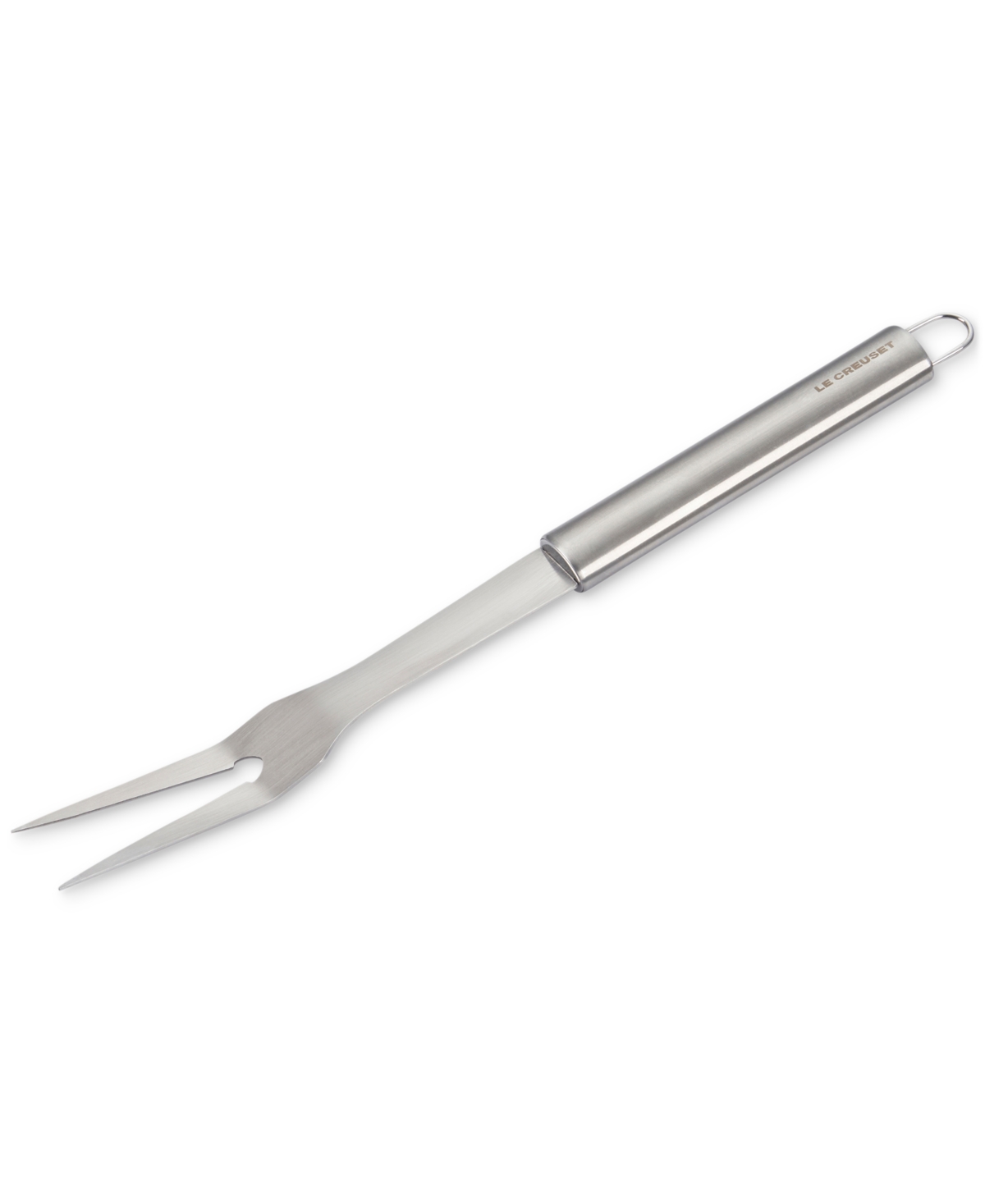 Shop Le Creuset Stainless Steel Alpine Collection 2-prong Grill Fork, 17.5" In No Color