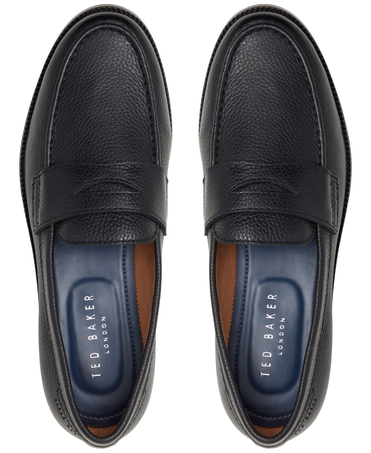Мужские туфли Ted Baker Parliament Dress Loafer, цвет: Чёрный — фото 6