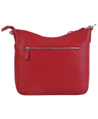 Pebble Elizabeth Leather Crossbody Handbag