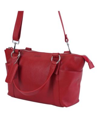 Pebble Amelia Leather Crossbody Handbag
