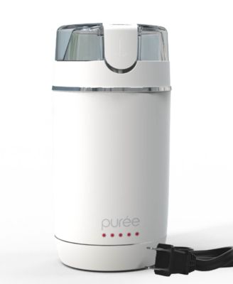 Puree Electric Coffee Grinder, One-Touch Spice, Herb, and Coffee Bean Grinder with Stainless Steel Blades&nbsp;