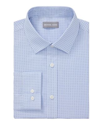 Men's Slim Fit Cotton Linen Untucked Print Dress Shirt