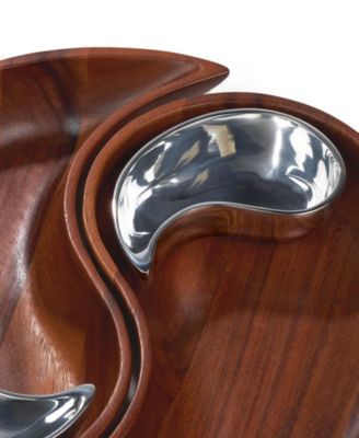 Yin Yang Chip and Dip Set, 4 Pieces