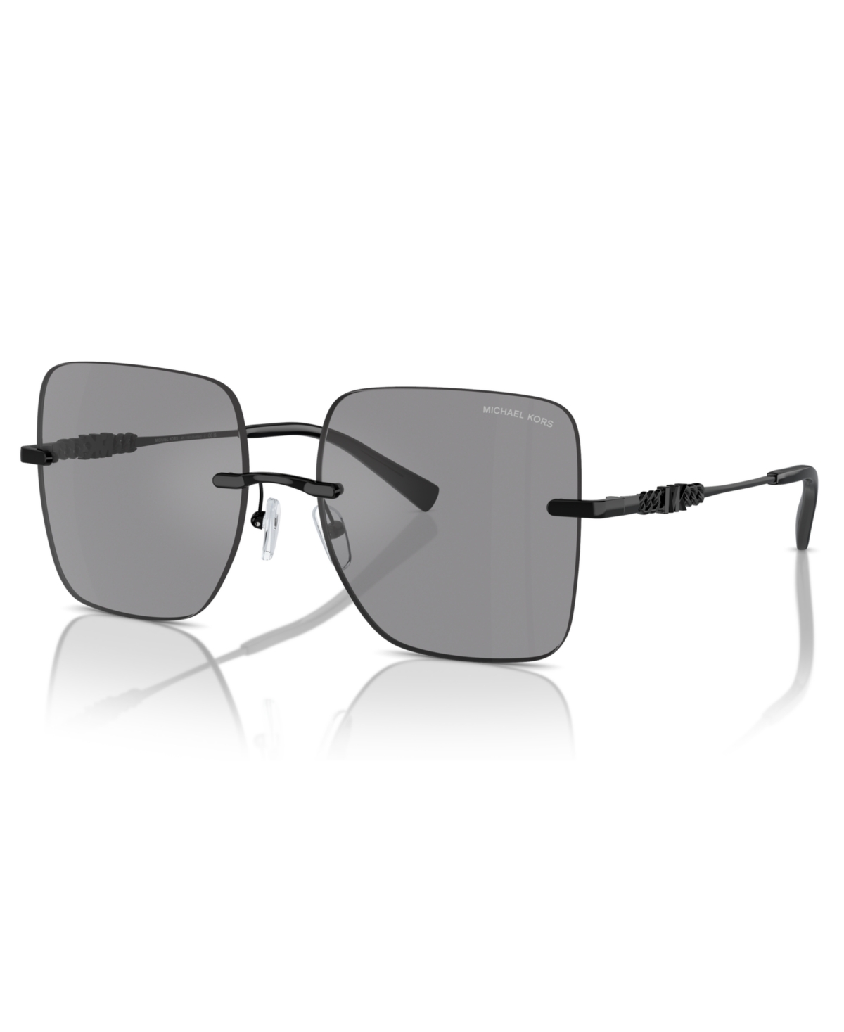 Shop Michael Kors Women's Sunglasses, Quabec Mk1150 In Gray Solid Back Mirror