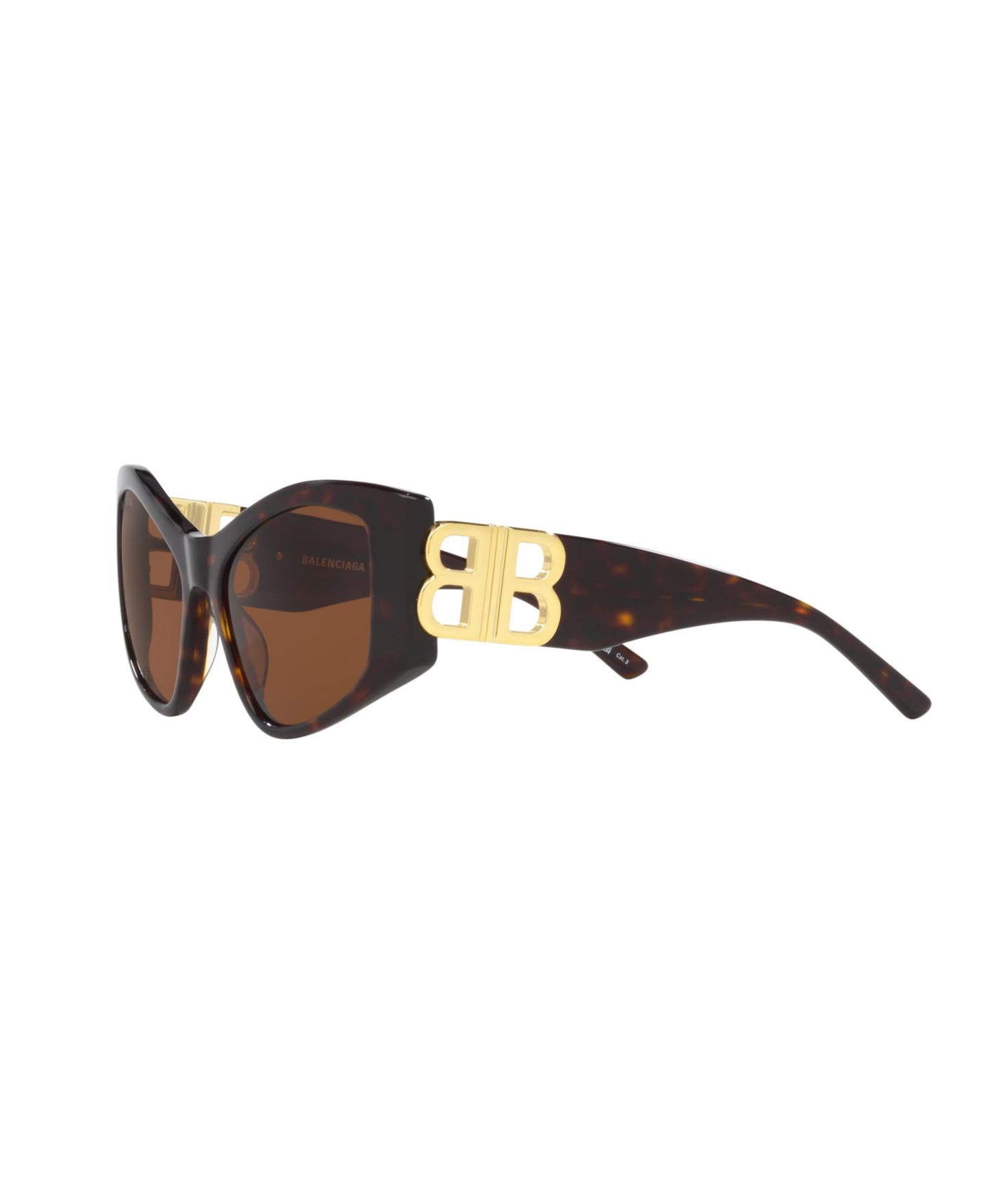 Женские солнцезащитные очки Balenciaga Sunglasses, BB0287S, цвет: Черепаховый — фото 8