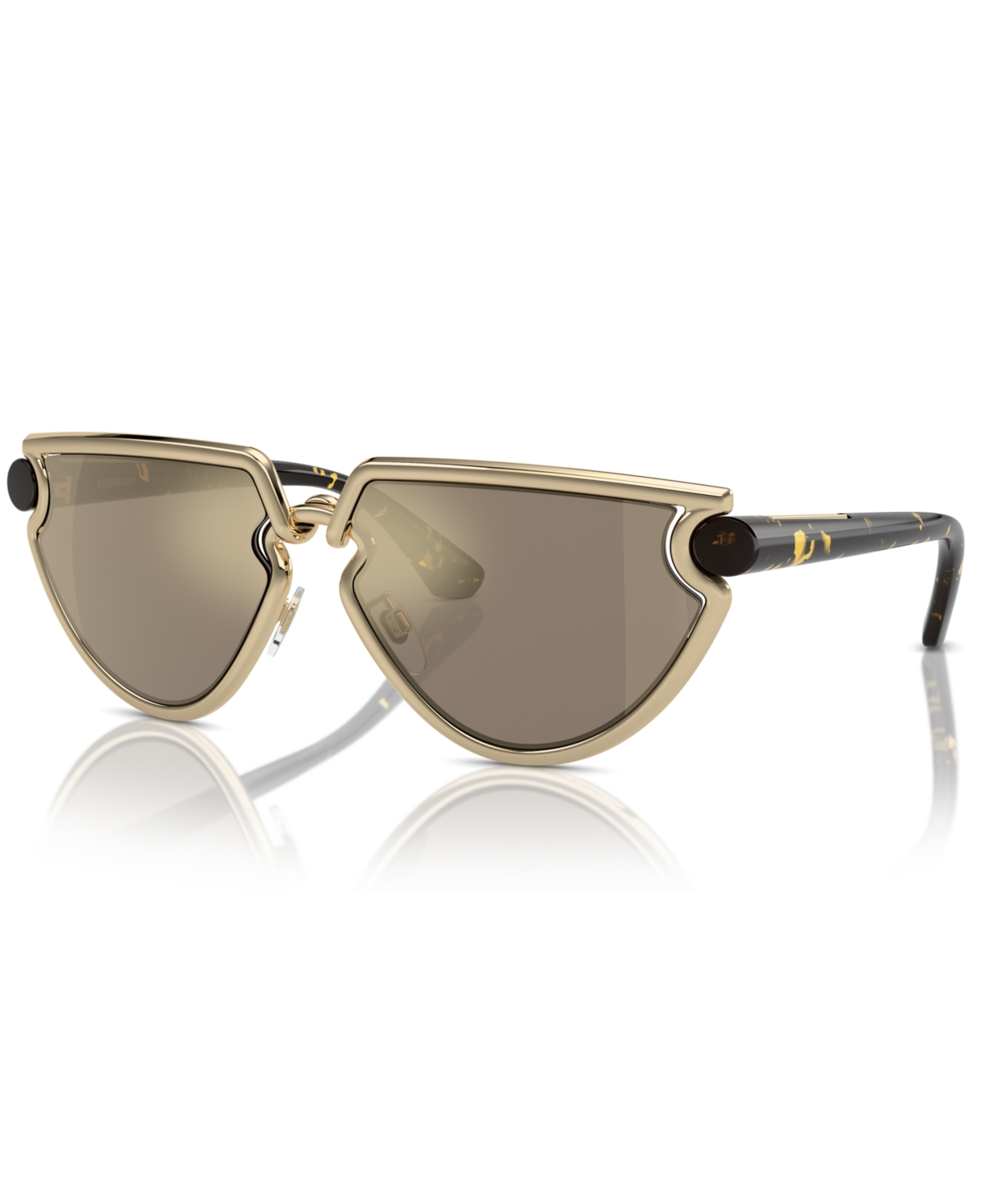 Shop Burberry Women's Sunglasses, Be3152 In Light Gold