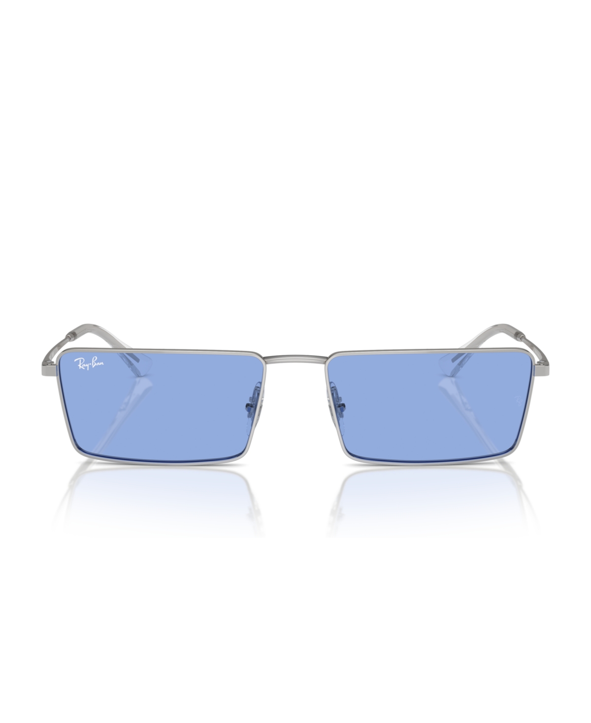 Shop Ray Ban Unisex Sunglasses, Emy Rb3741 In Silver