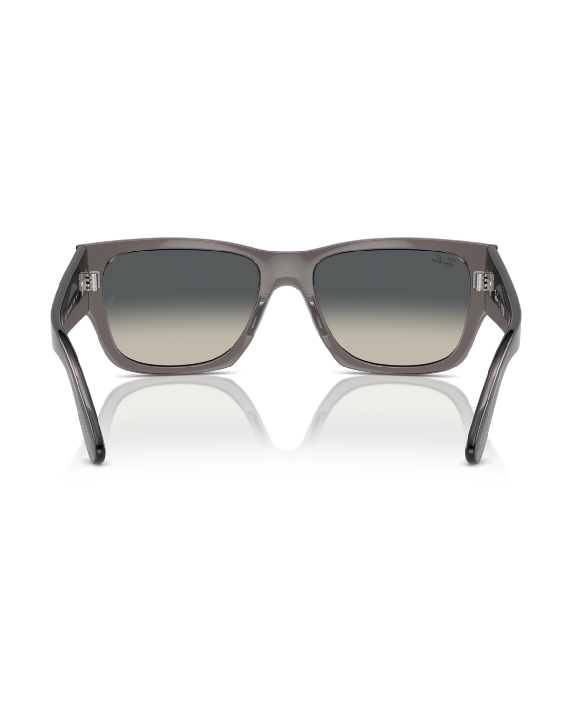 Shop Ray Ban Unisex Sunglasses, Carlos Rb0947s In Opal Dark Gray
