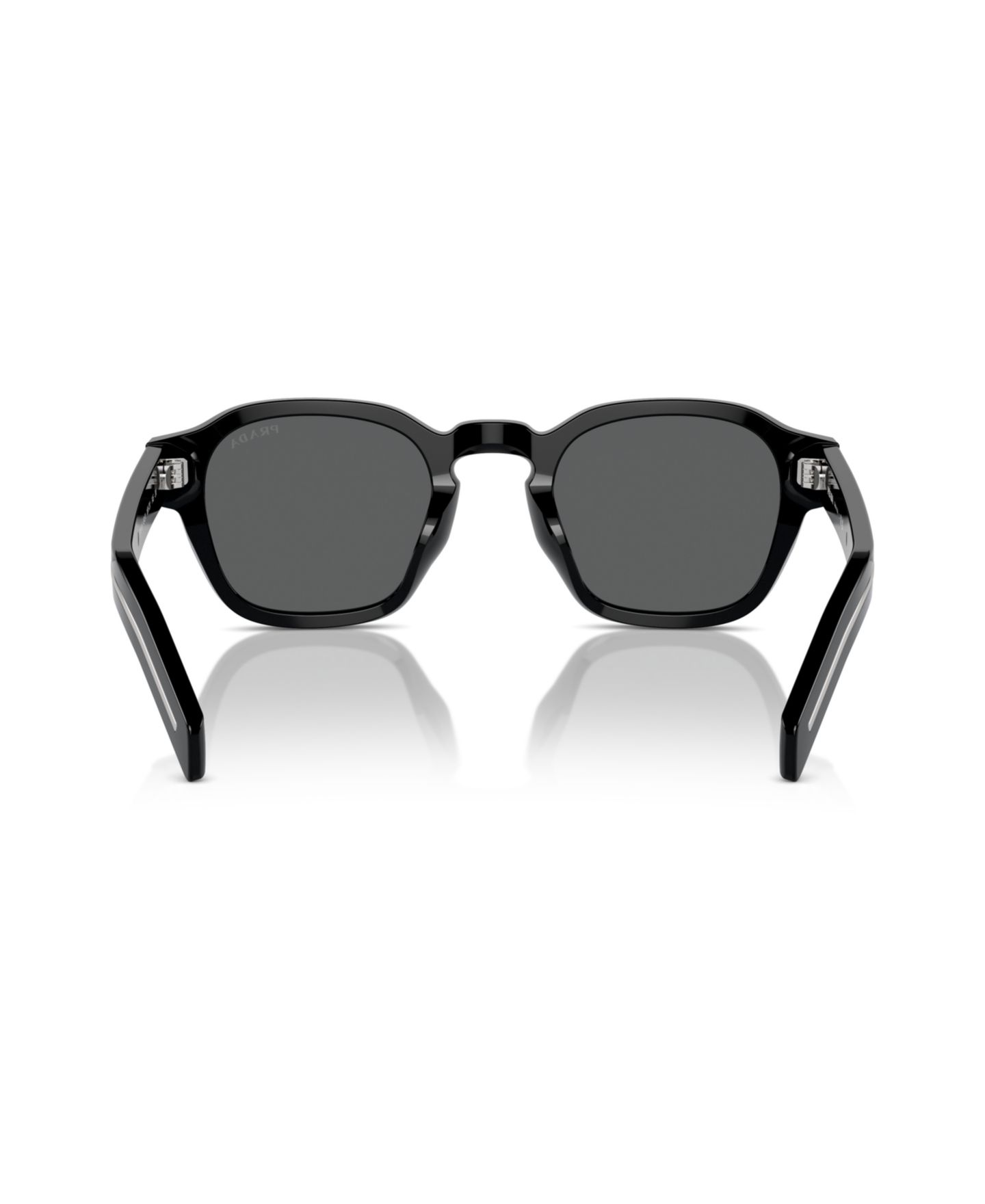 Женские солнцезащитные очки PRADA Round Sunglasses, PR A16S, цвет: Чёрный — фото 3