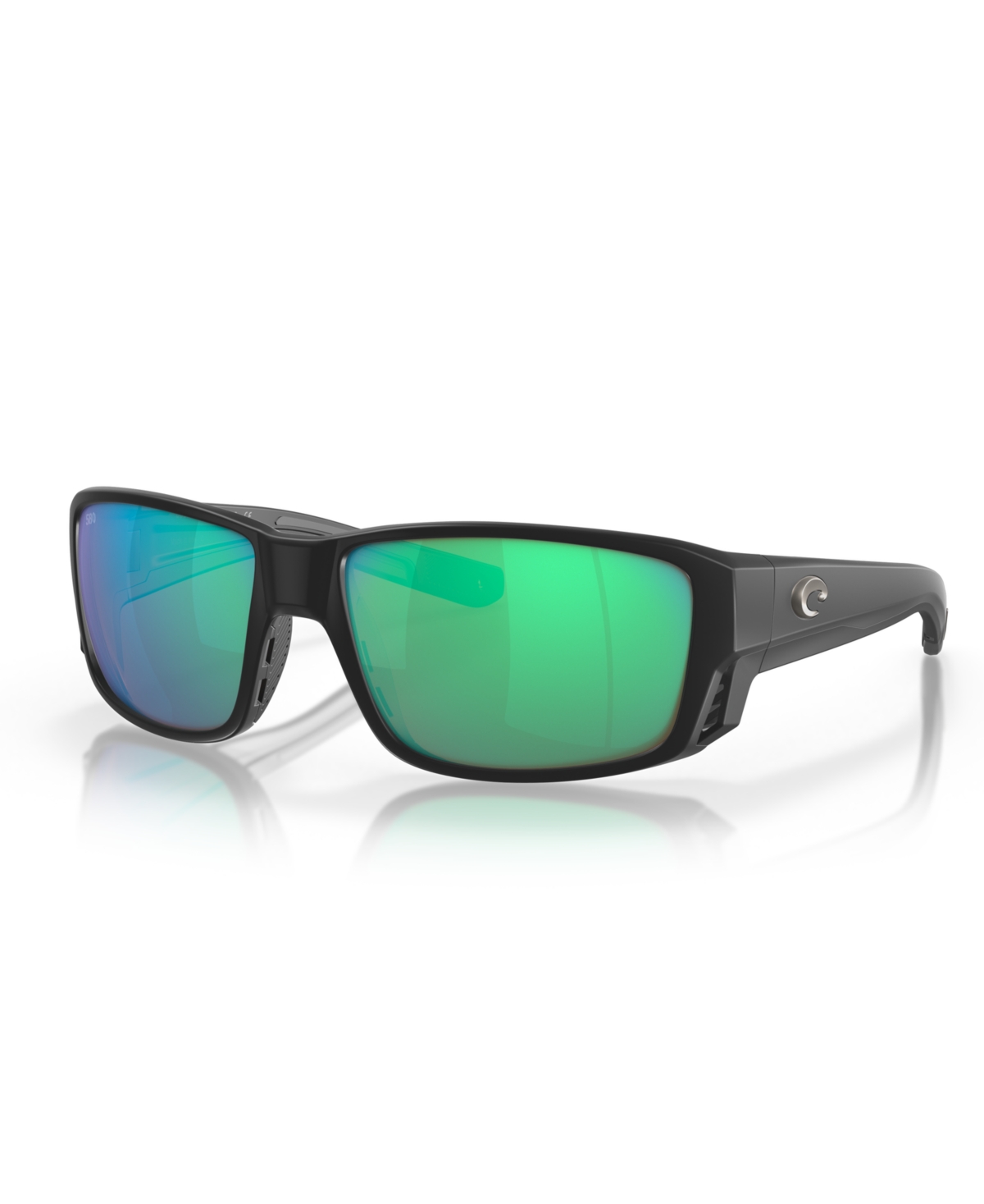 Men's Pargo Polarized Sunglasses, Mirror Polar 6S9086 - Matte Black, Gray