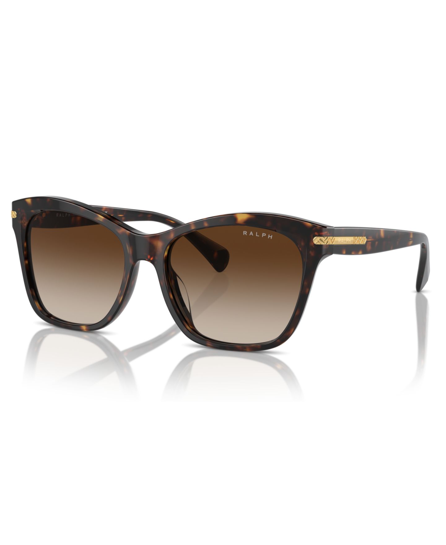 Женские солнцезащитные очки Ralph by Ralph Lauren Sunglasses, Ra5310U, цвет: Блестящий тёмный гавана — фото 1