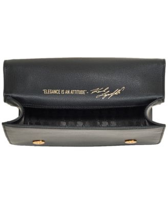 KARL LAGERFELD PARIS Simone Flap Crossbody - Macy's