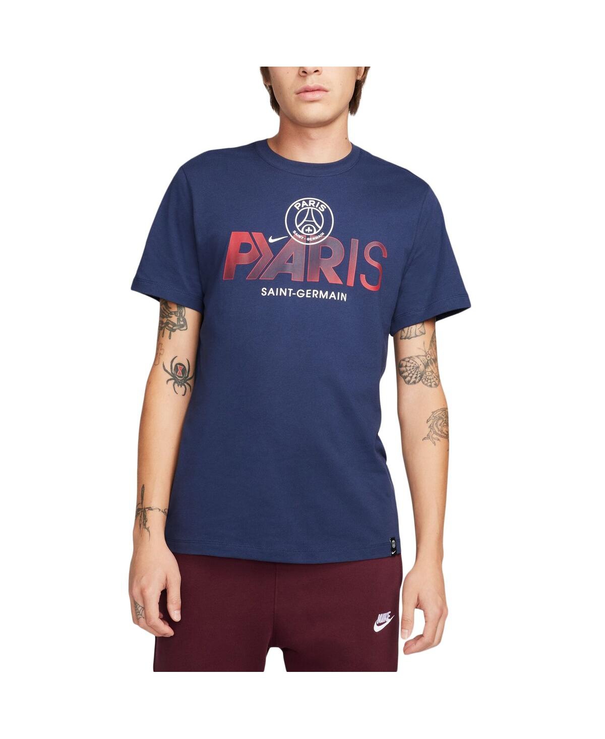 Men's NikeParis Saint-Germain Mercurial Sleeve T-shirt - Navy