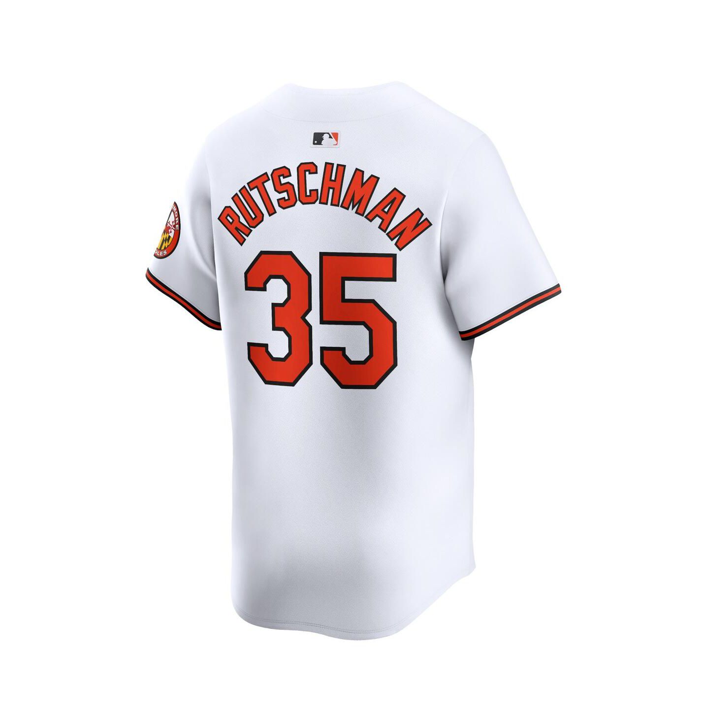 Мужской топ Nike Adley Rutschman White Baltimore Orioles Home Limited Player Jersey — фото 2