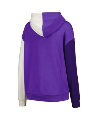 Women's Purple LSU Tigers Hall of Fame Colorblock Pullover Hoodie