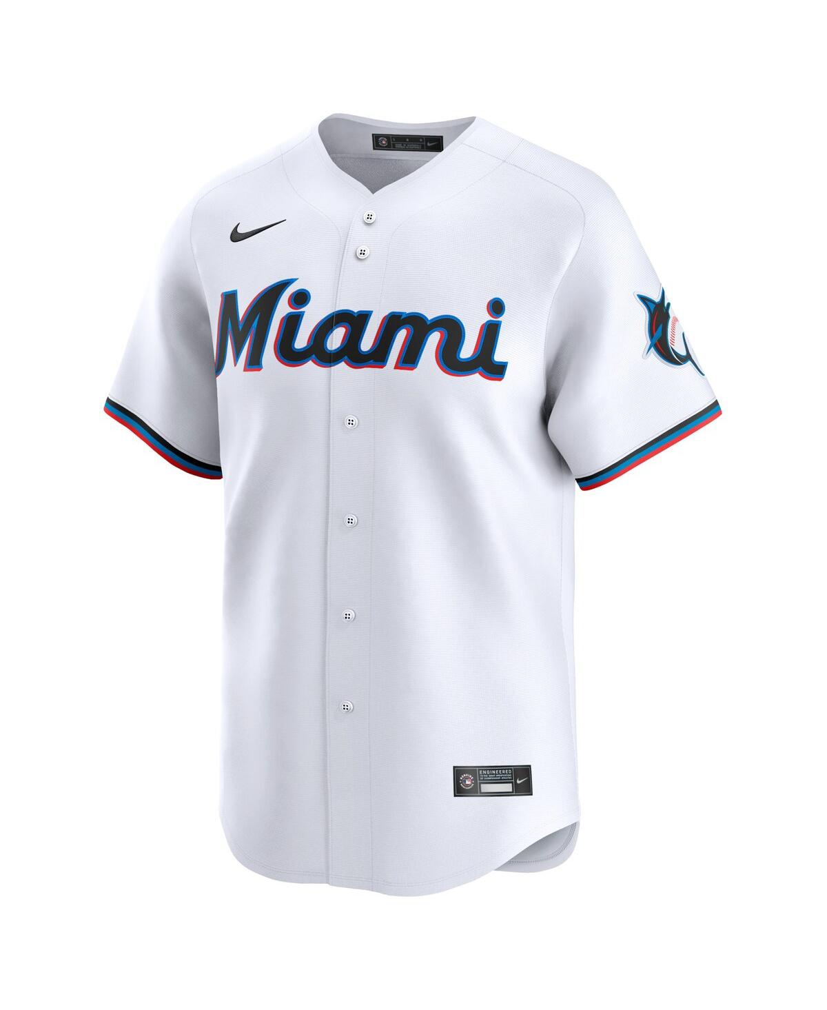 Men's Nike Jazz Chisholm Jr.Miami Marlins Home Limited Player Jersey - White