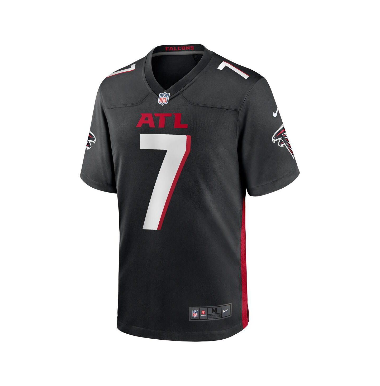 Топ Nike Bijan Robinson Atlanta Falcons Game Jersey для мальчиков, цвет: Чёрный — фото 3