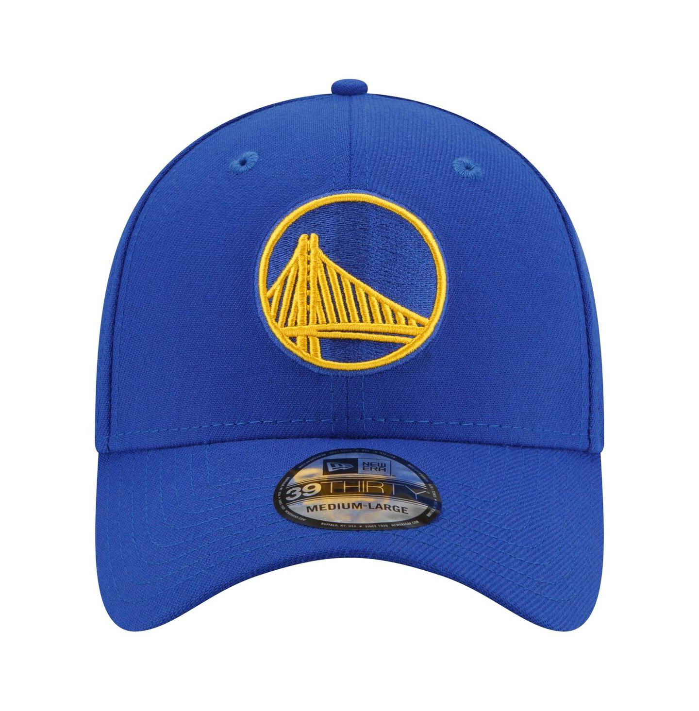 Мужская кепка New Era Royal Golden State Warriors Official Team Color 39THIRTY Flex Hat — фото 4