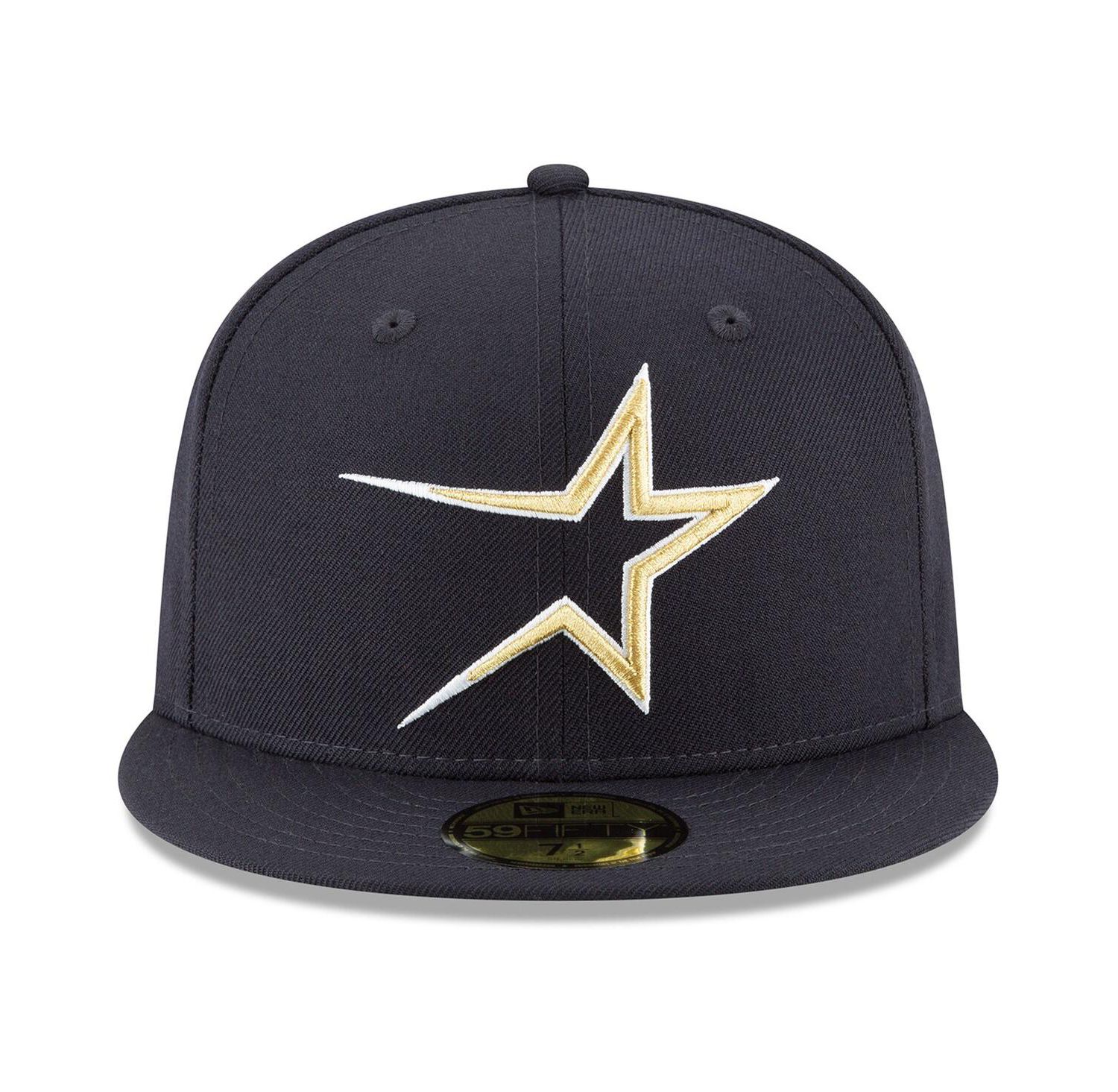 Men's Navy Houston Astros Cooperstown Collection Wool 59FIFTY Fitted Hat