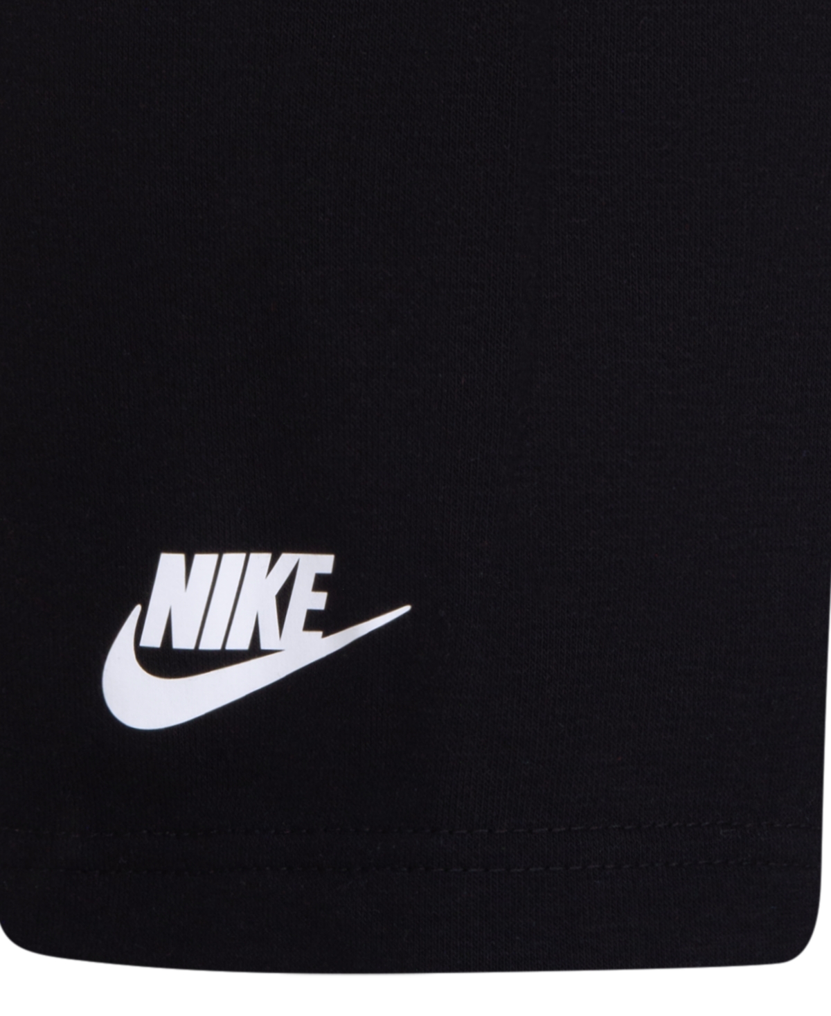 Shop Nike Little Boys Fleece Short Set In Black