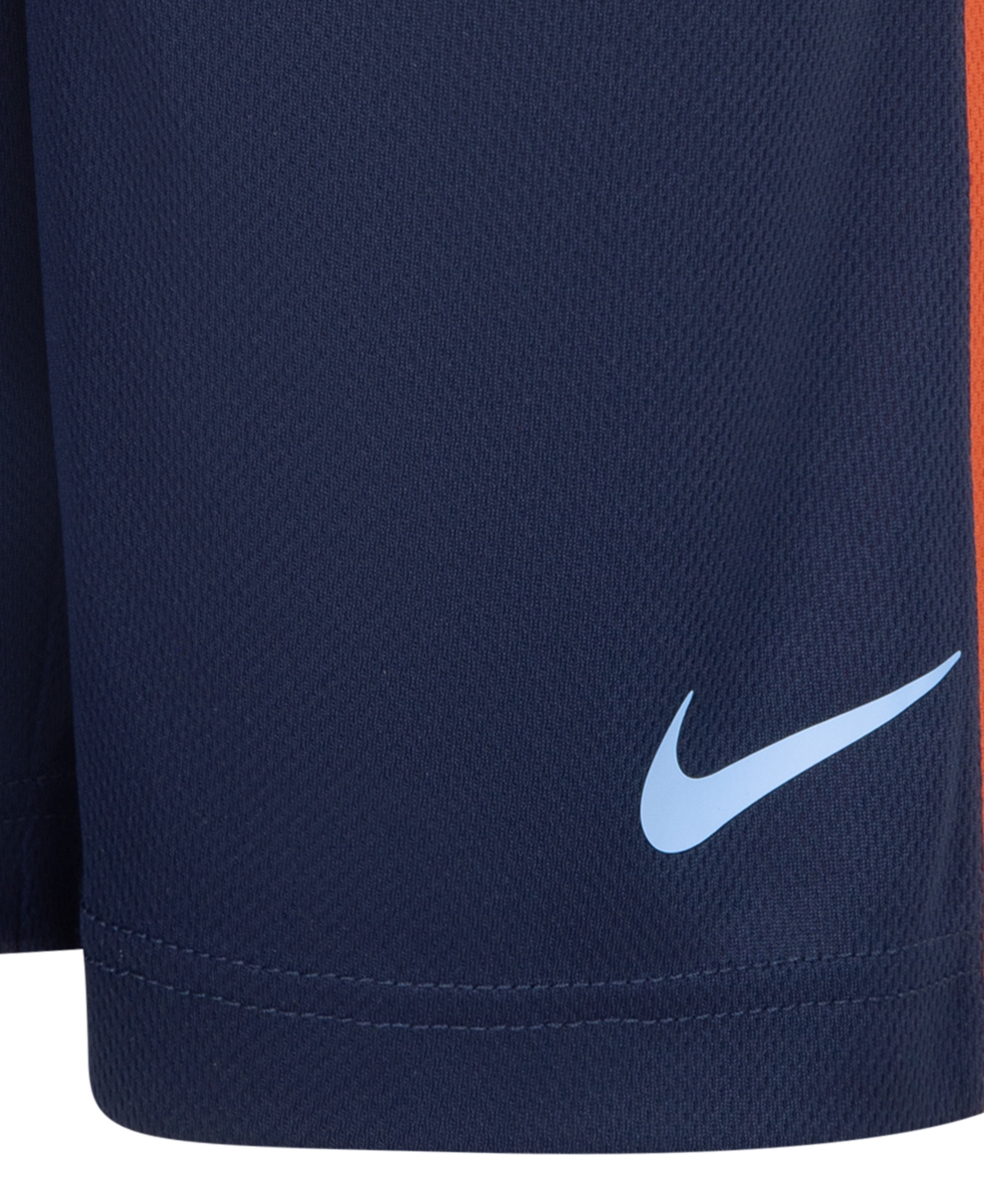 Shop Nike Little Boys Dri-fit Icon Mesh Shorts, 2 Piece Set In Midnight Navy