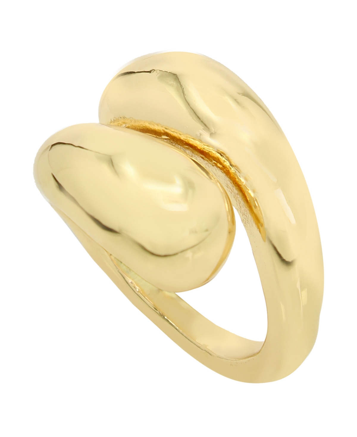 Sculpted Bypass Cocktail Ring - Gold
