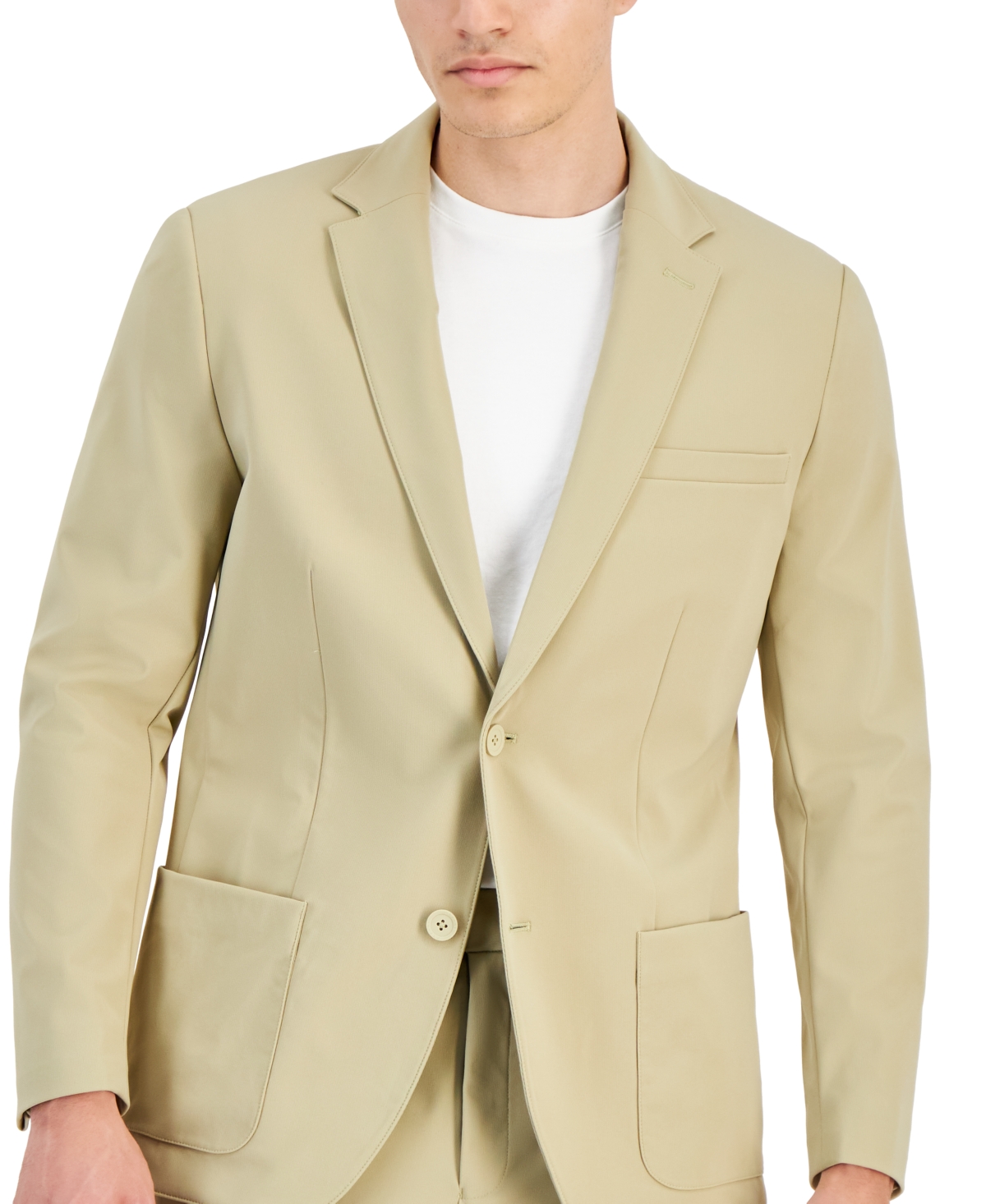 Alfani Men's Alfatech Notch Lapel Patch Pocket Blazer, Created for Macy's