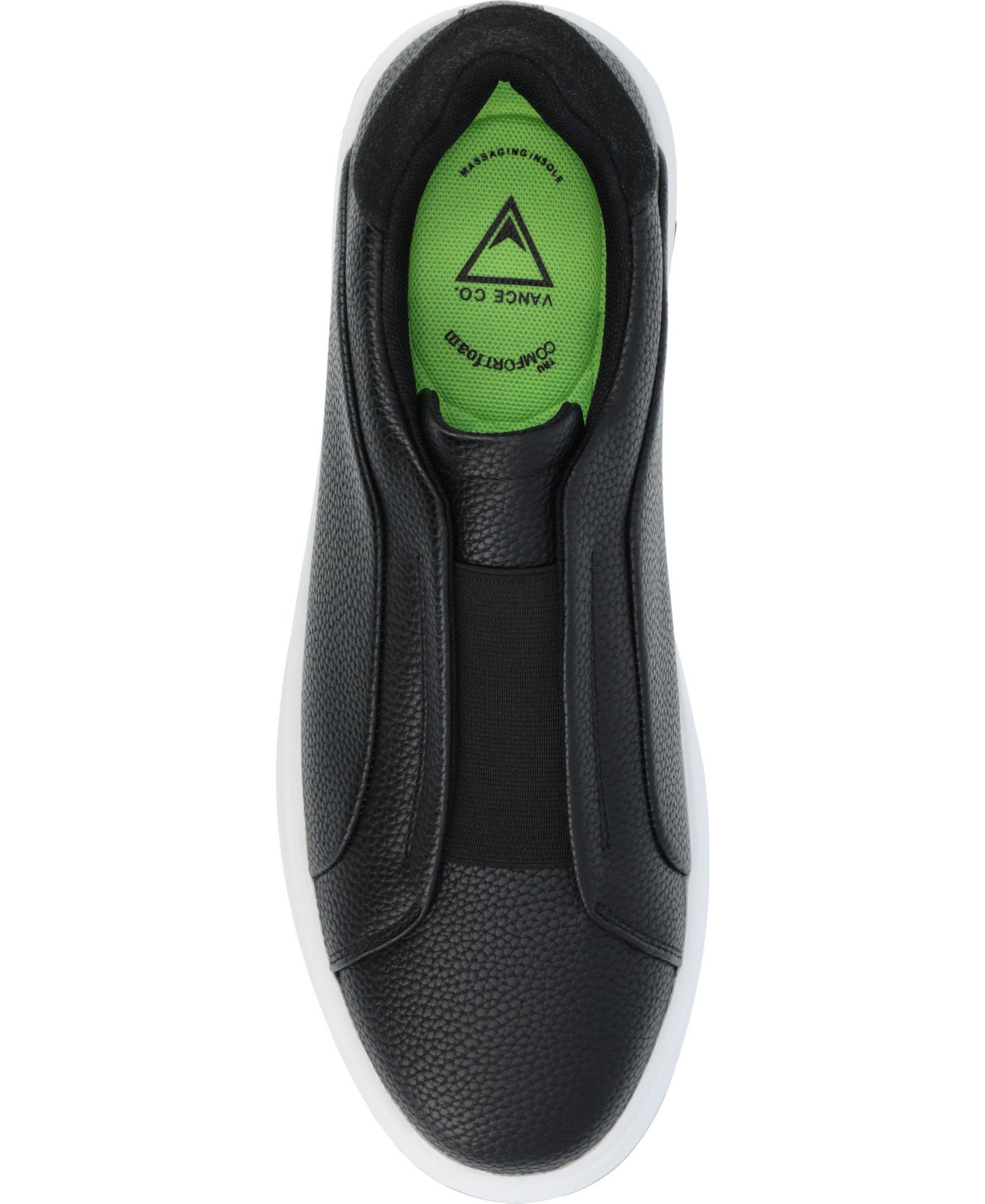 Мужские кроссовки Vance Co. Matteo Tru Comfort Foam Slip-On, цвет: Чёрный — фото 4