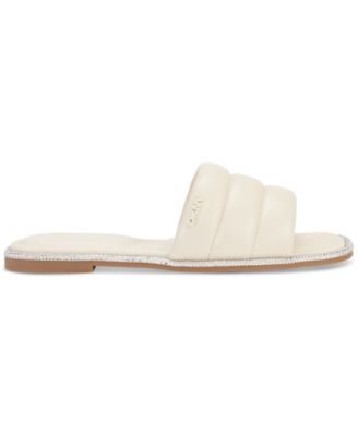 Bethea Quilted Slip-On Slide Sandals