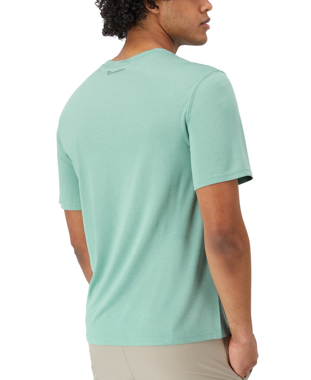 Champion Men's Standard-Fit Stripe Performance T-Shirt