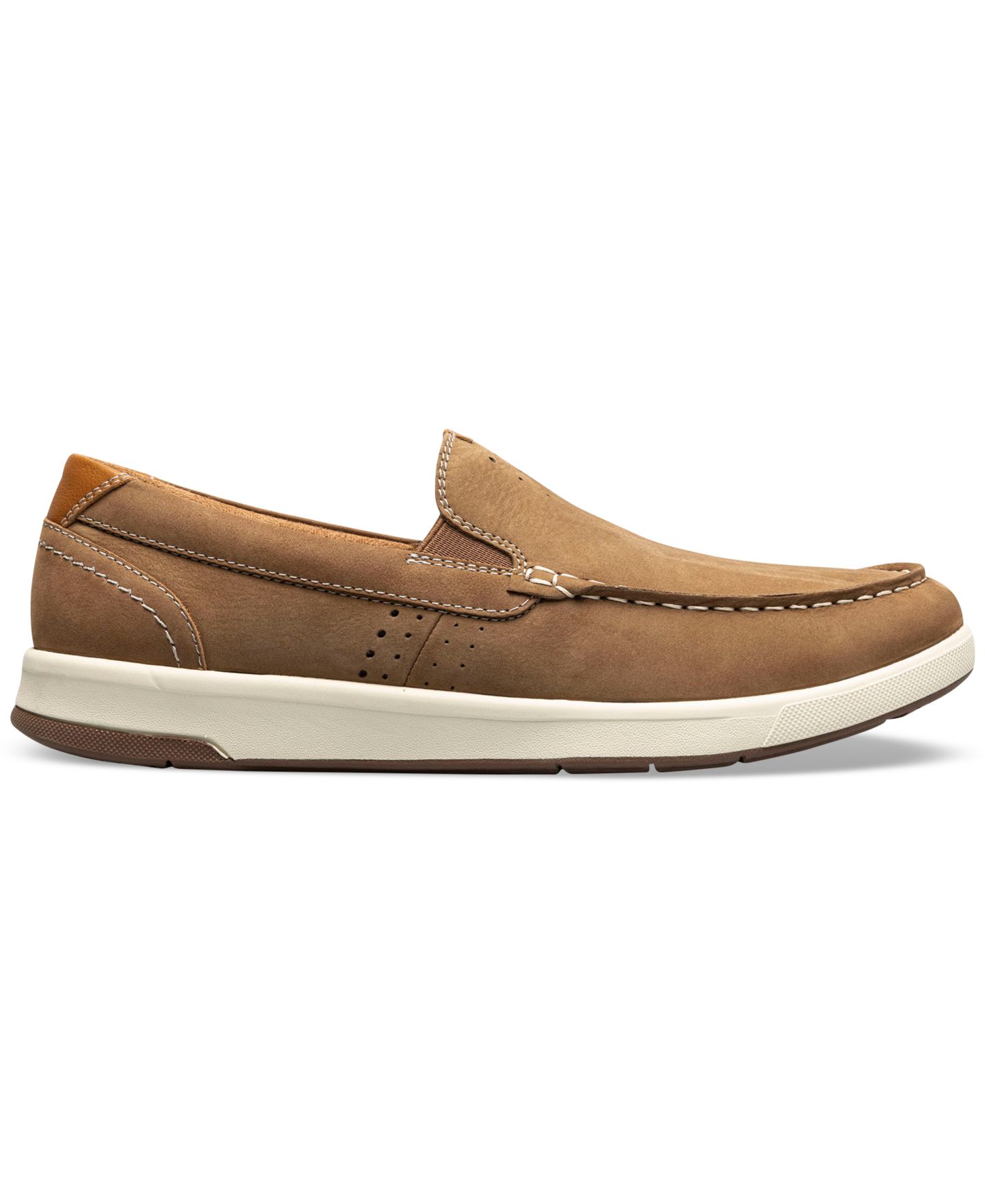 Мужские кроссовки Florsheim Crossover Moc Toe Slip On, цвет: Серо-бежевый — фото 3
