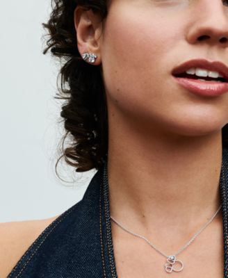 Mickey Mouse Minnie Mouse Sparkling Stud Earrings