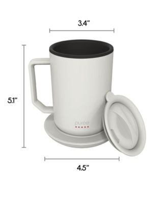 Puree Warming Coffee Mug, 12 oz. Stainless Steel Coffee Mug with Mug Warmer Coaster and Lid&nbsp;
