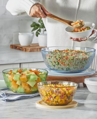 Colors Sculpted, Tinted Dreams 6-Pc Mixing Bowl Set