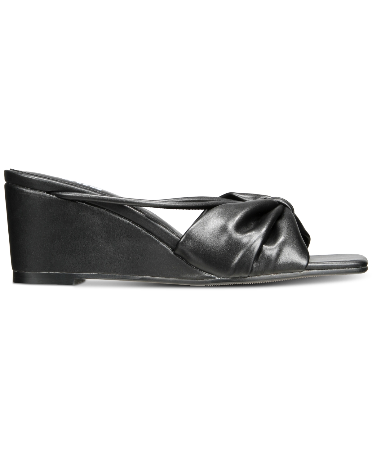 Vaila Shoes Women's Olivia Knotted Slide Wedge Sandals Extended Sizes 9-14