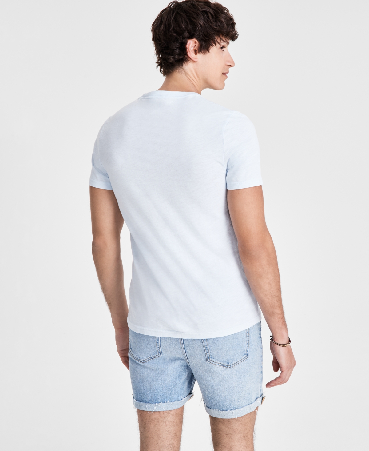 Shop Sun + Stone Men's Tropical Graphic Short-sleeve T-shirt In Vintage White