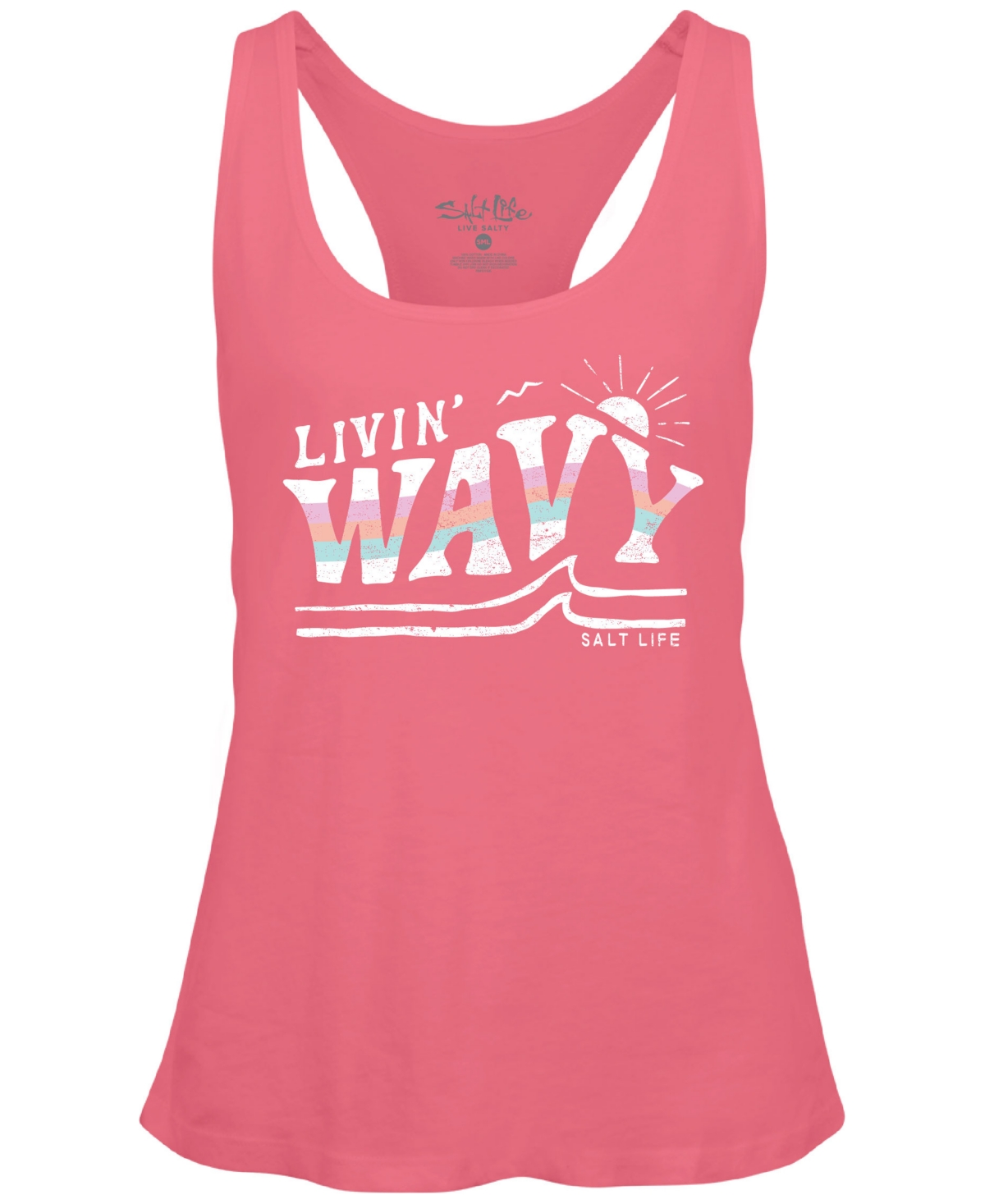 Women's In The Curl Cotton Racerback Tank Top - Washed Navy