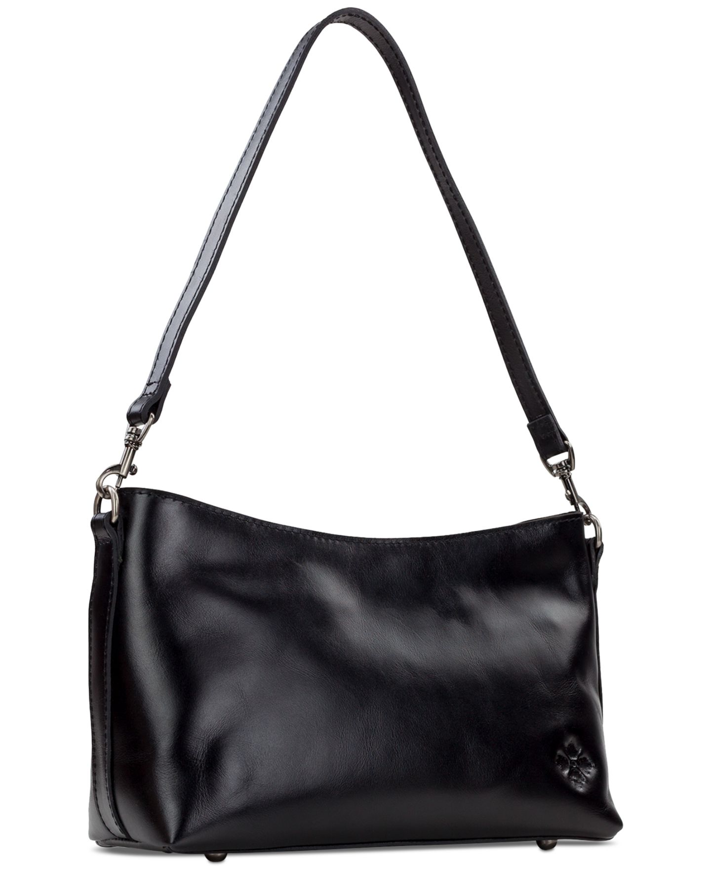 Женская сумка Patricia Nash Betta Medium Leather Shoulder, цвет: Чёрный — фото 3