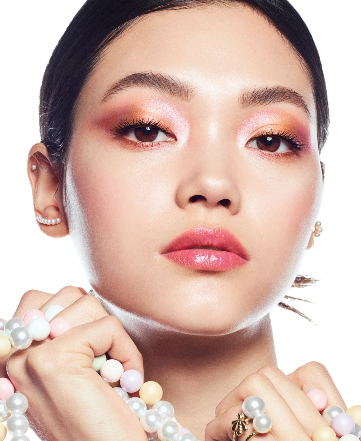 Shop Guerlain Meteorites Setting & Finishing Pearls Of Powder, First At Macy's In 01 Pearly White