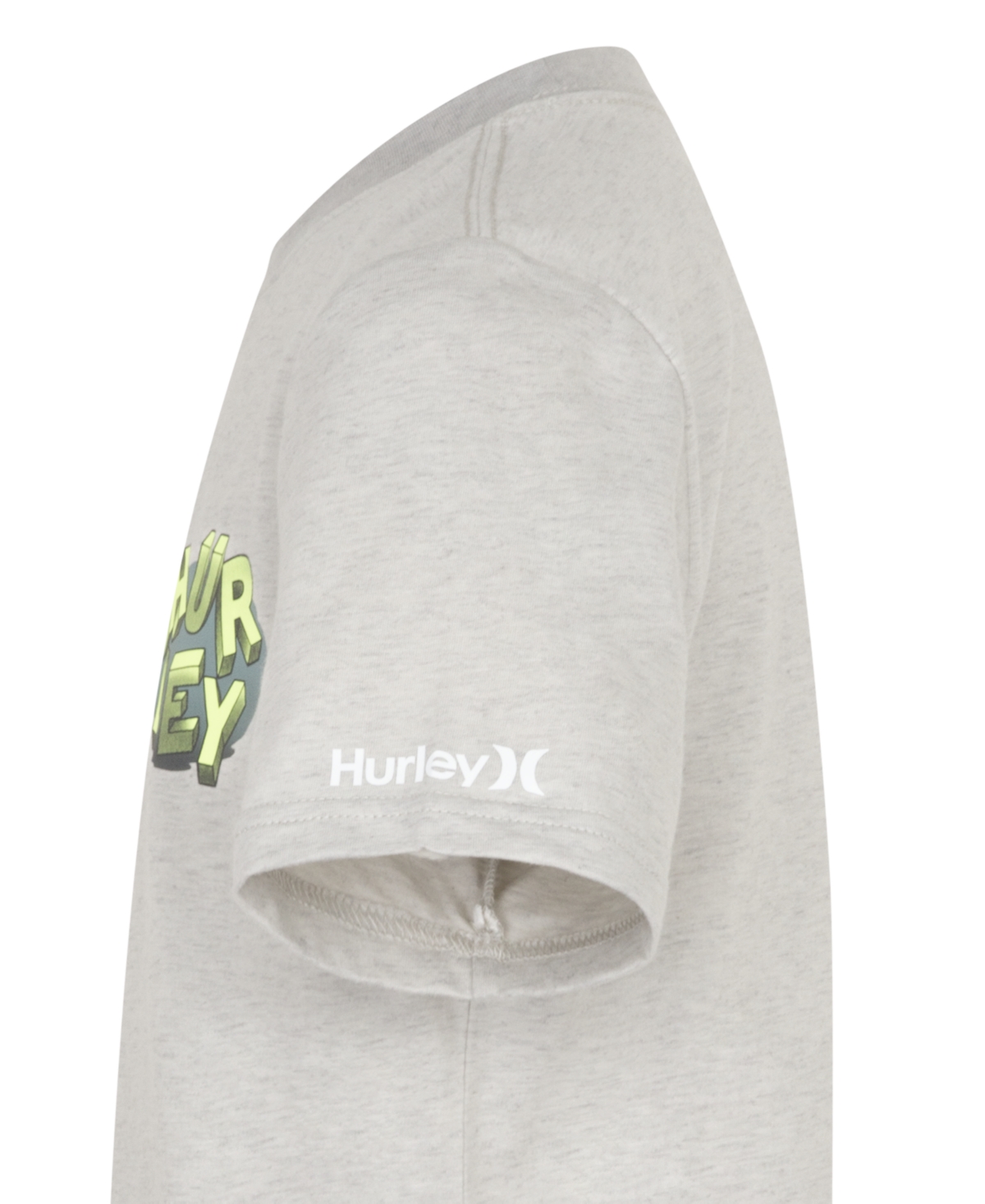 Shop Hurley Big Boys Deep Sea Wrap Short Sleeve Tee In Grey Heather