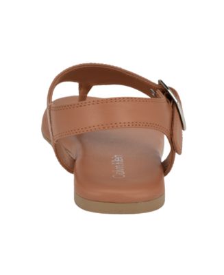 Women's Moraca Buckle T-Strap Flat Sandals