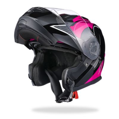 RUN-M3 Modular Flip Up Helmet Full Face Dual Visor DOT Motorcycle Bike S