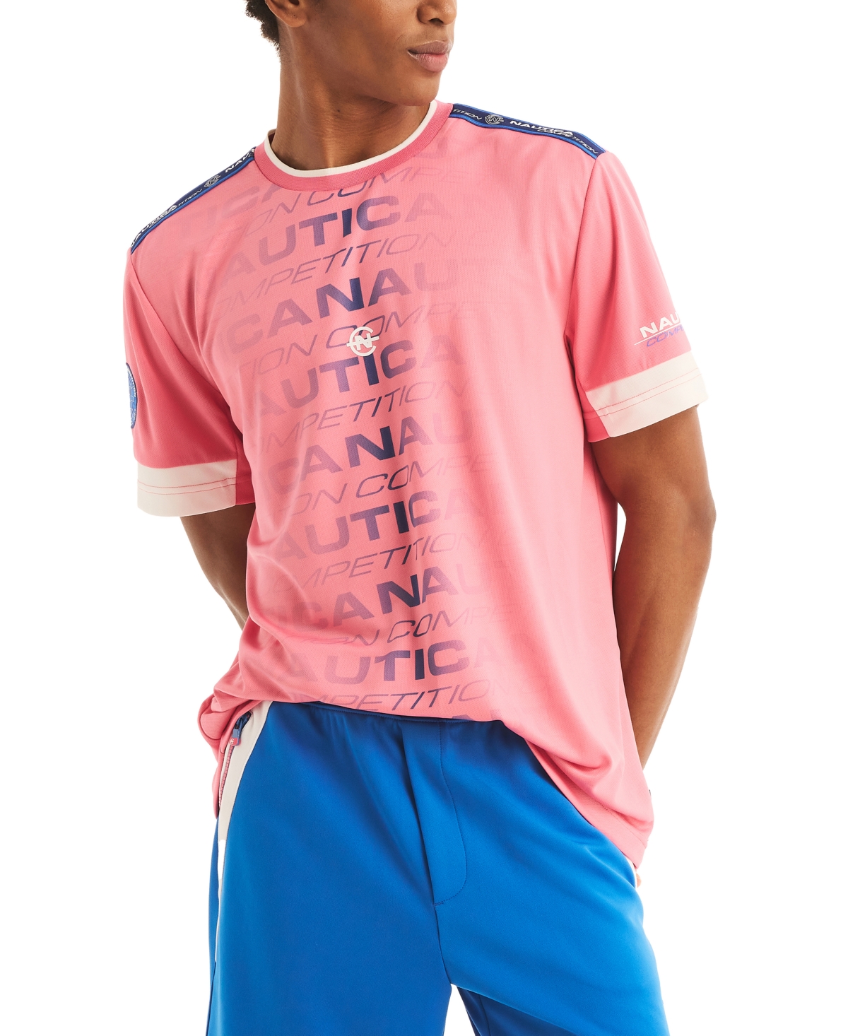Competition Sustainably Crafted Crewneck T-Shirt - Bright Pink