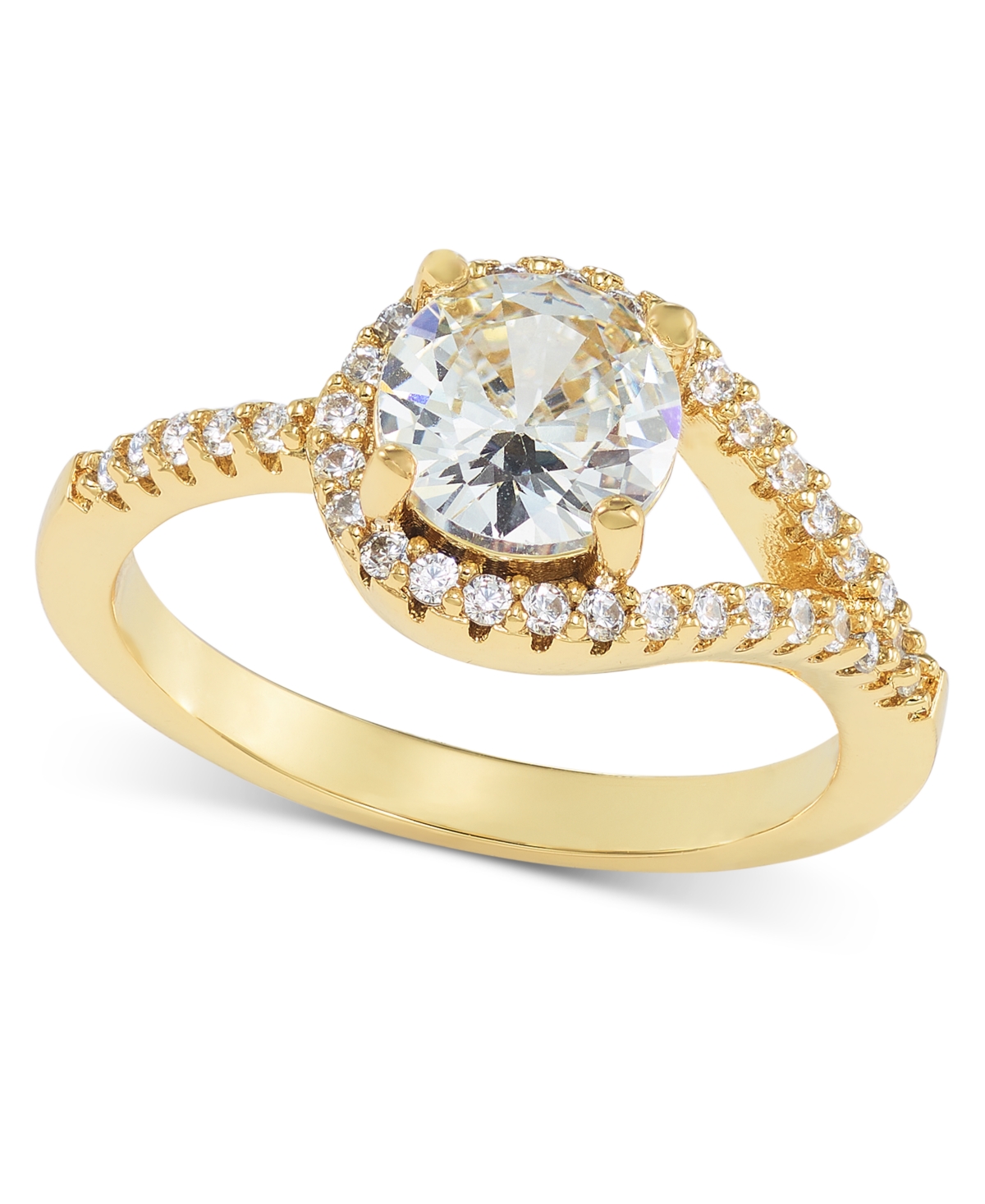 Gold-Tone Cubic Zirconia Ring, Created for Macy's - Gold