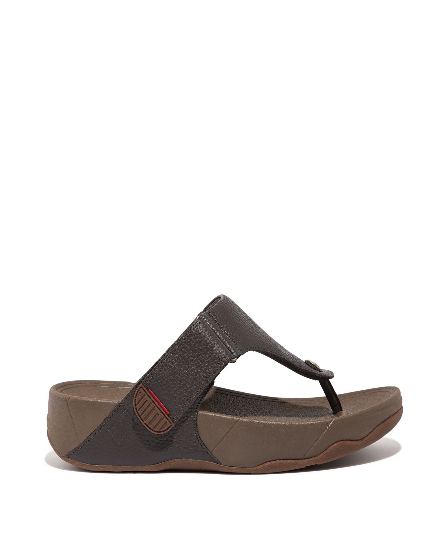 Мужские сандалии FitFlop Trakk II Leather, цвет: Шоколадный — фото 5