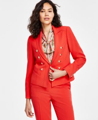 Tahari ASL - Women's Faux Double-Breasted Jacket