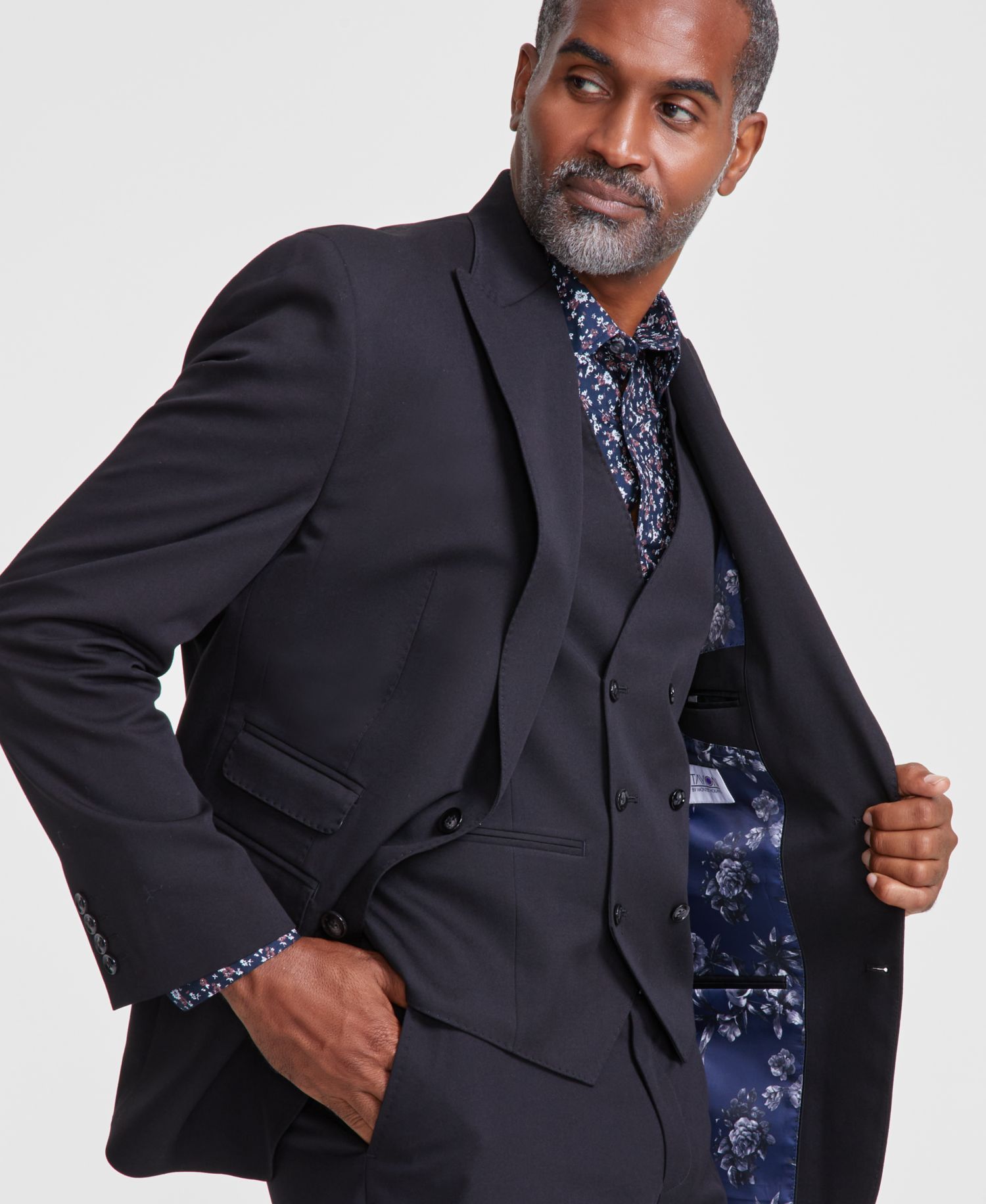 Men's Classic-Fit Solid Suit Separates Jacket