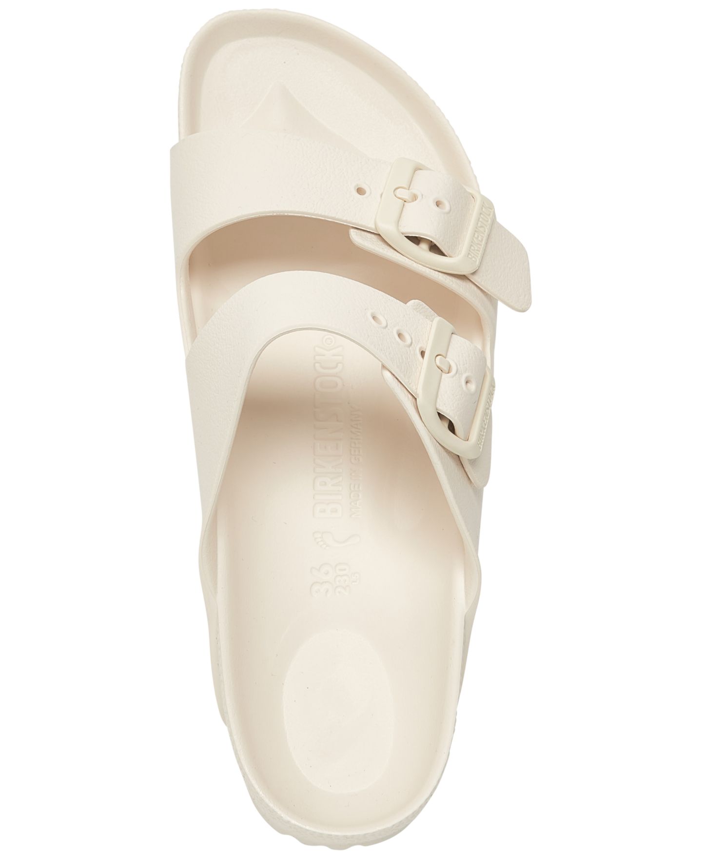 Сандалии Birkenstock Arizona Essentials из EVA с двумя ремешками, Finish Line, цвет: Яичная скорлупа — фото 5